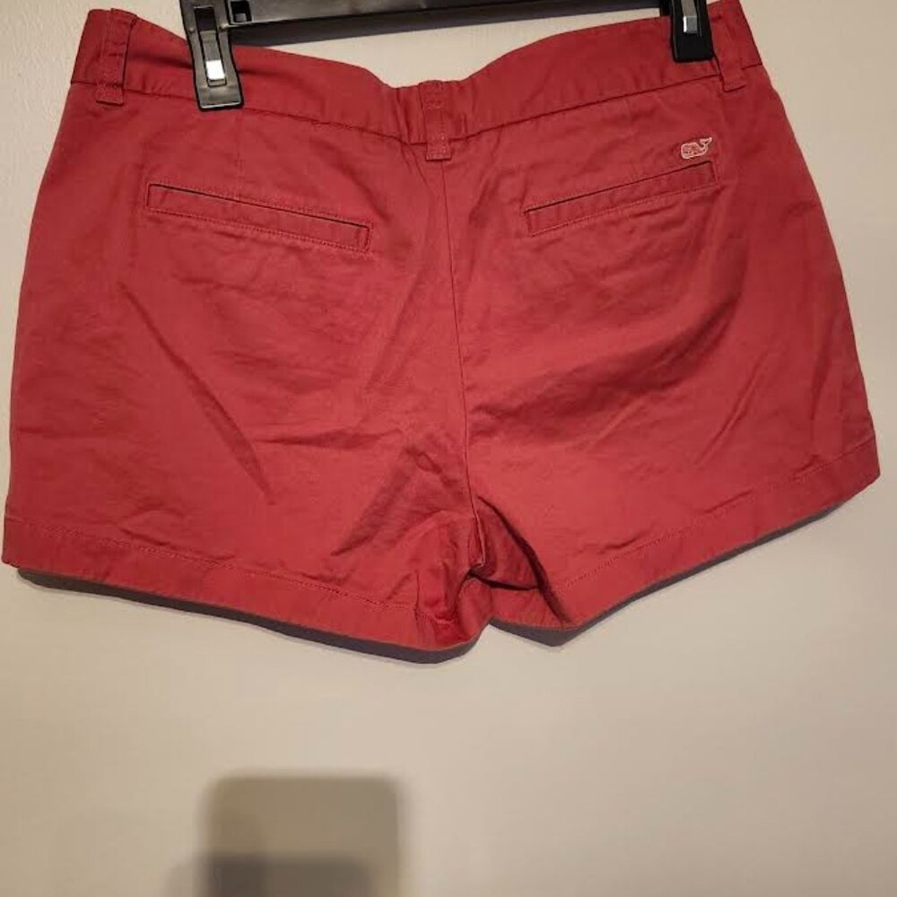 Vineyard Vines Women's Coral Salmon Pink Shorts - Picture 3 of 3